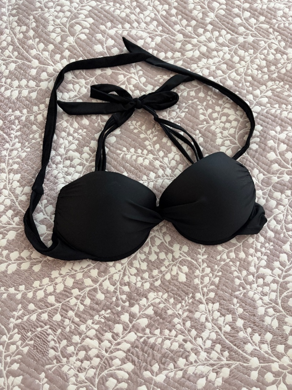 Salt & Cove Push-up Halter Bikini Top - XL
